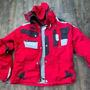 Vintage Heavy Spyder  Red Ski Snowboard Jacket Men’s XL